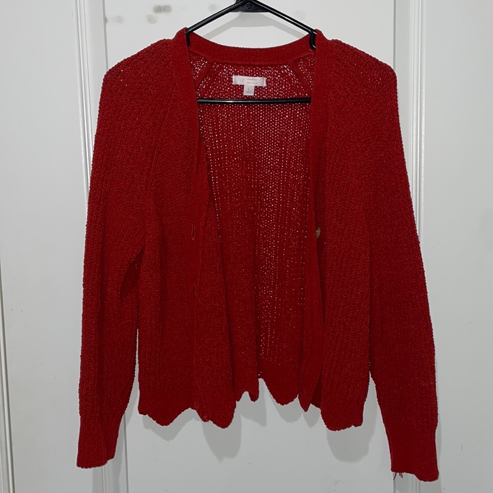 LC Scalloped Cardigan